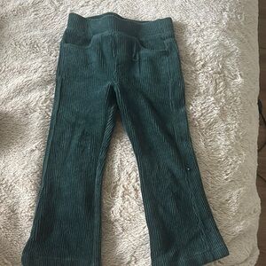 Kids Green Corduroy Pants